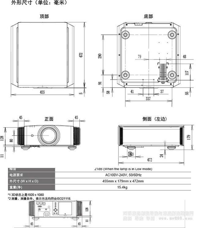 JVC XC7890RBͶӰCߴ电(sh)(j)